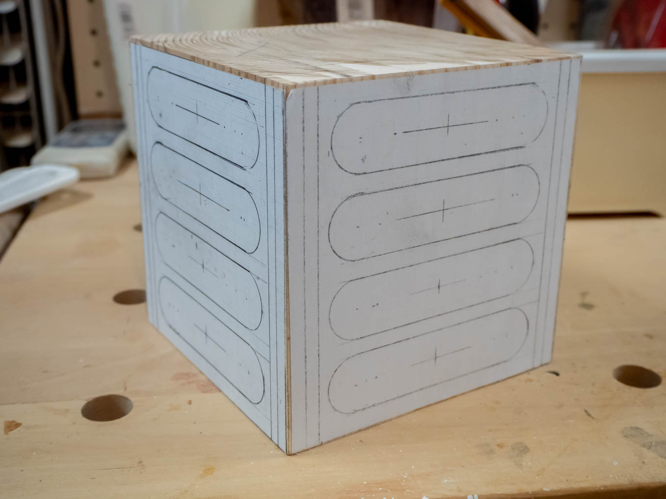 bandsaw box cube