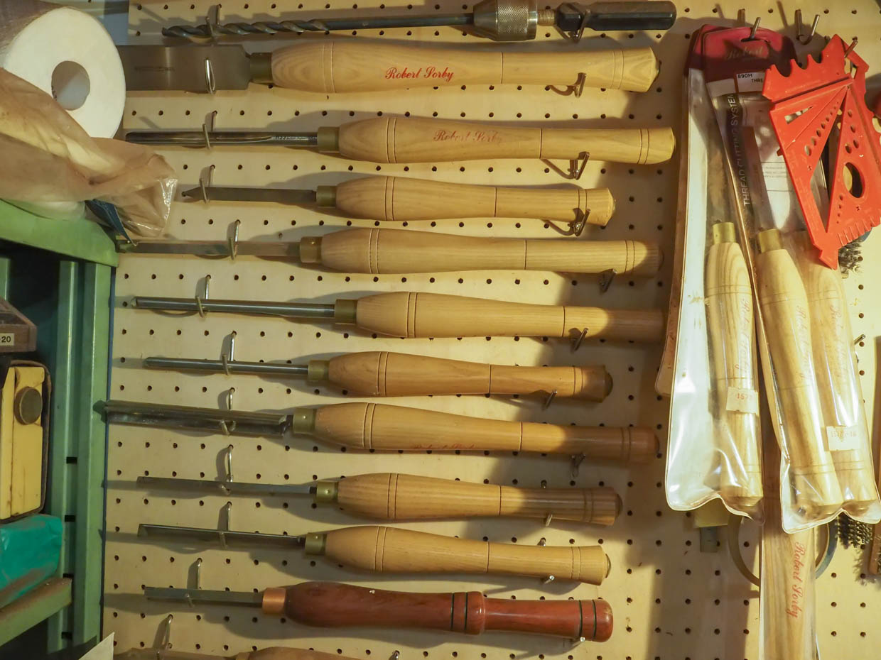 wood turning sharpening